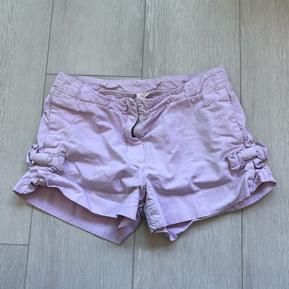 Crewcuts girls lavender shorts sz 14